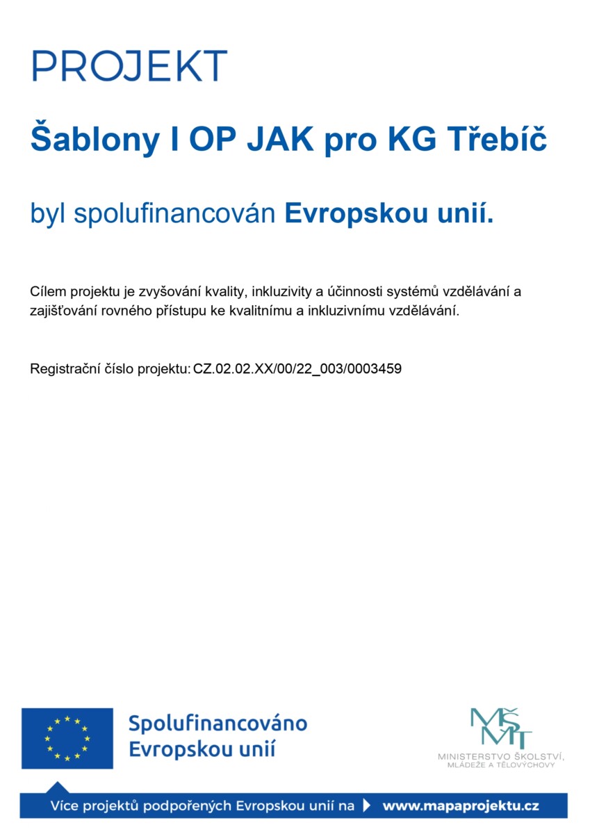 Featured image for “Šablony OP JAK pro KG Třebíč – ŠK a SVČ”